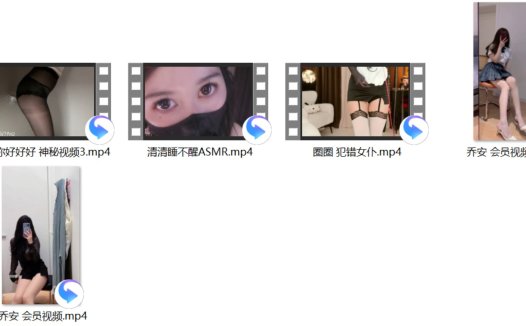乔安 会员视频 2V+圈圈 犯错服务员+清清睡不醒ASMR+小白你好好好 神秘视频3